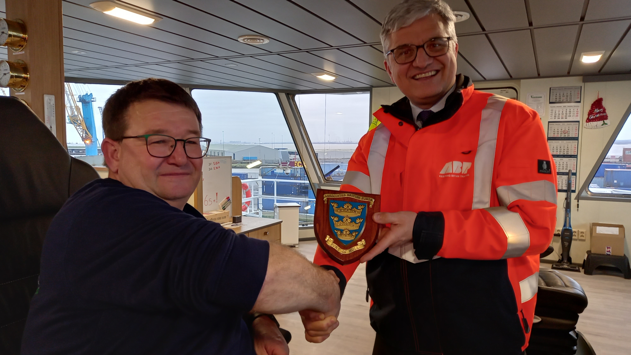 Port of Hull welcomes green Vertom Joy